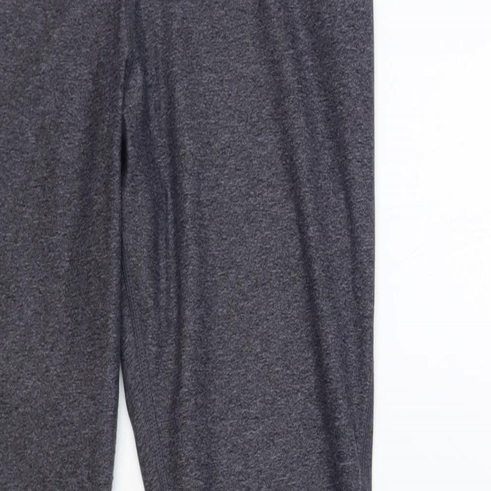 H&M Womens Grey Colourblock Polyester Compression Leggings Size M L27 in Regular Pullover