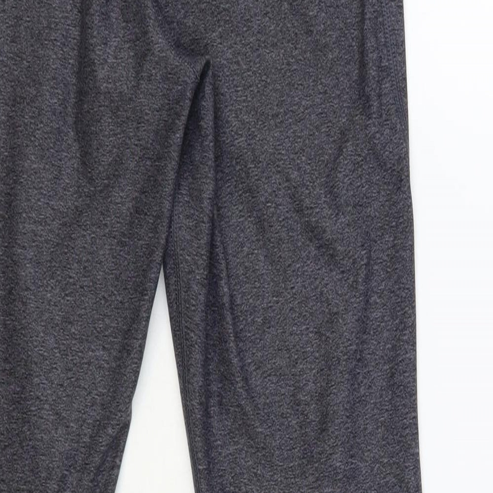 H&M Womens Grey Colourblock Polyester Compression Leggings Size M L27 in Regular Pullover
