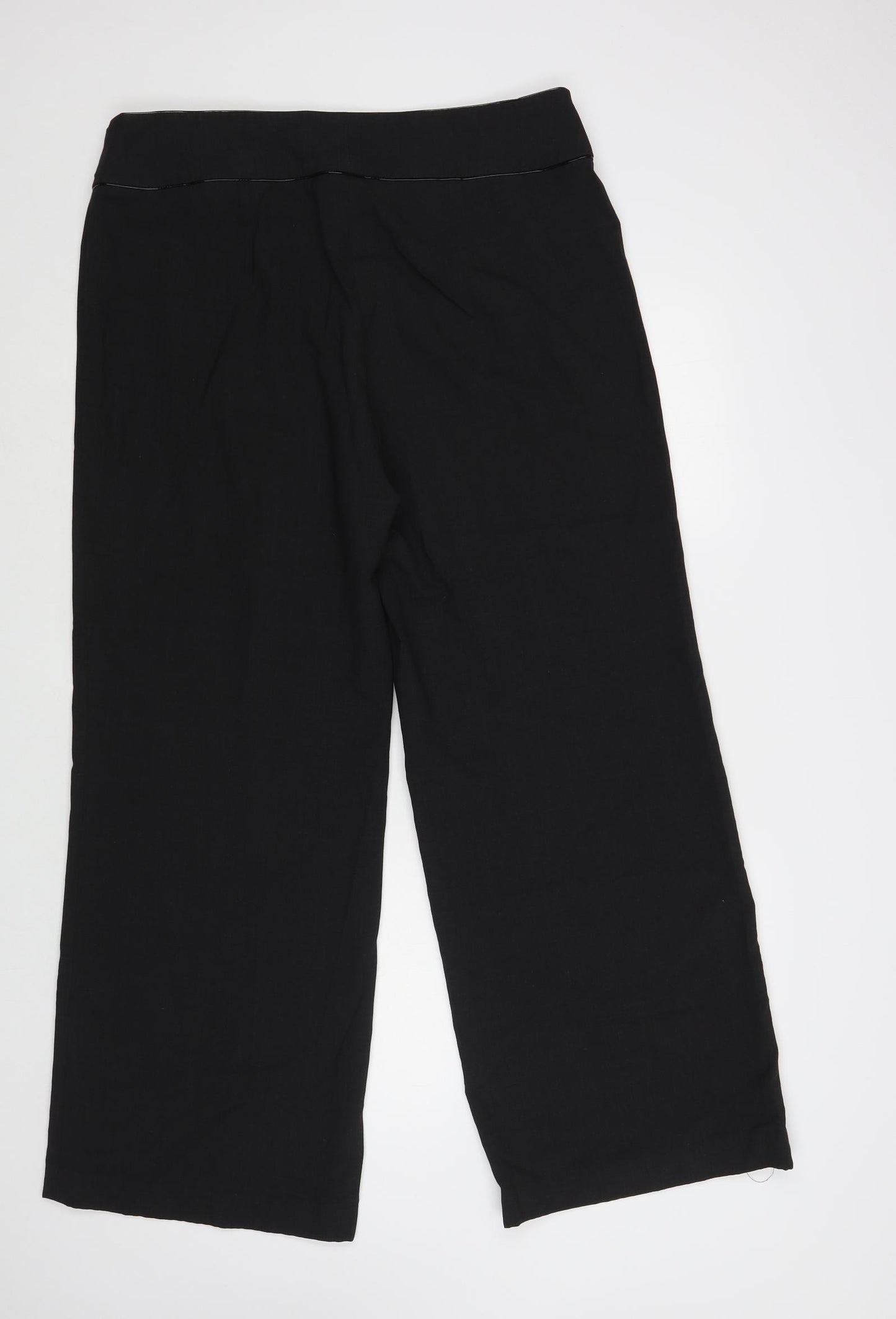 Taifun Womens Black Polyester Dress Pants Trousers Size 18 L30 in Regular Zip
