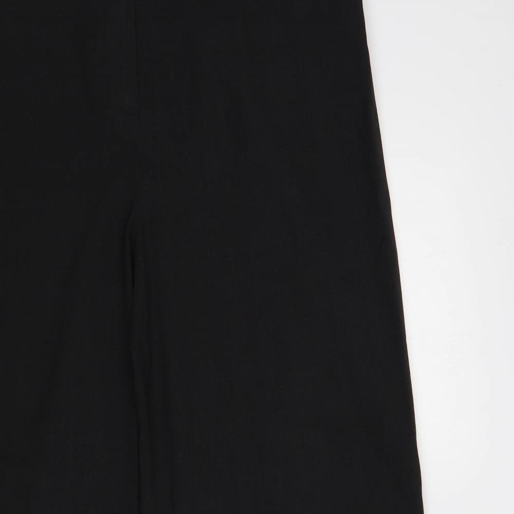 Taifun Womens Black Polyester Dress Pants Trousers Size 18 L30 in Regular Zip