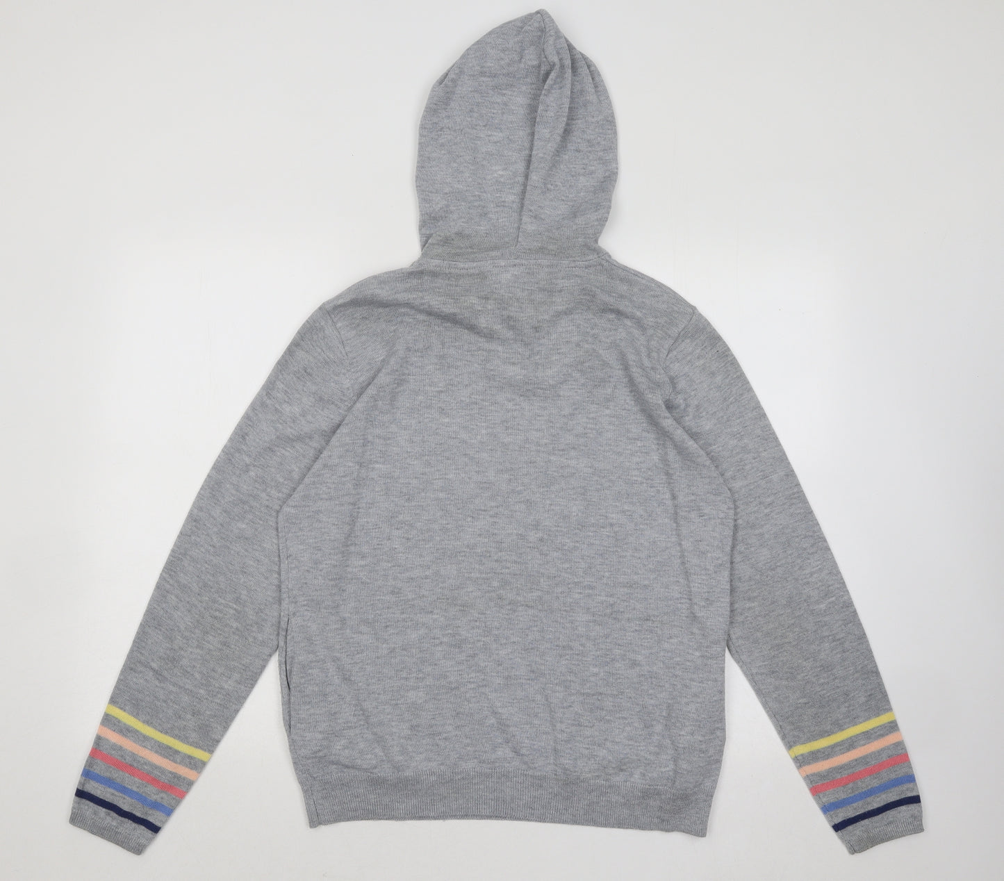 Khost Womens Grey Polyester Pullover Hoodie Size 14 Pullover