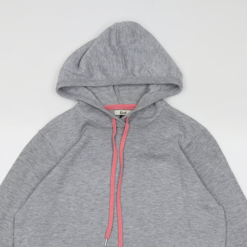 Khost Womens Grey Polyester Pullover Hoodie Size 14 Pullover