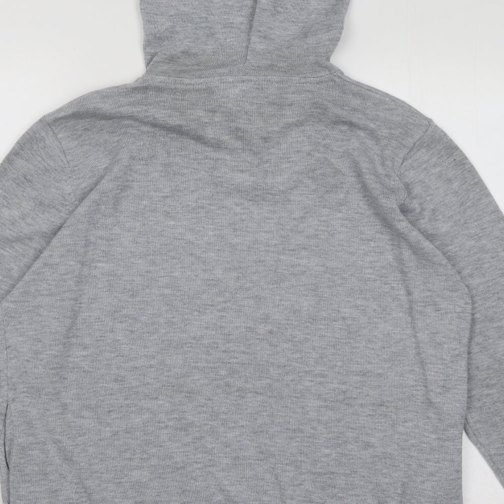 Khost Womens Grey Polyester Pullover Hoodie Size 14 Pullover