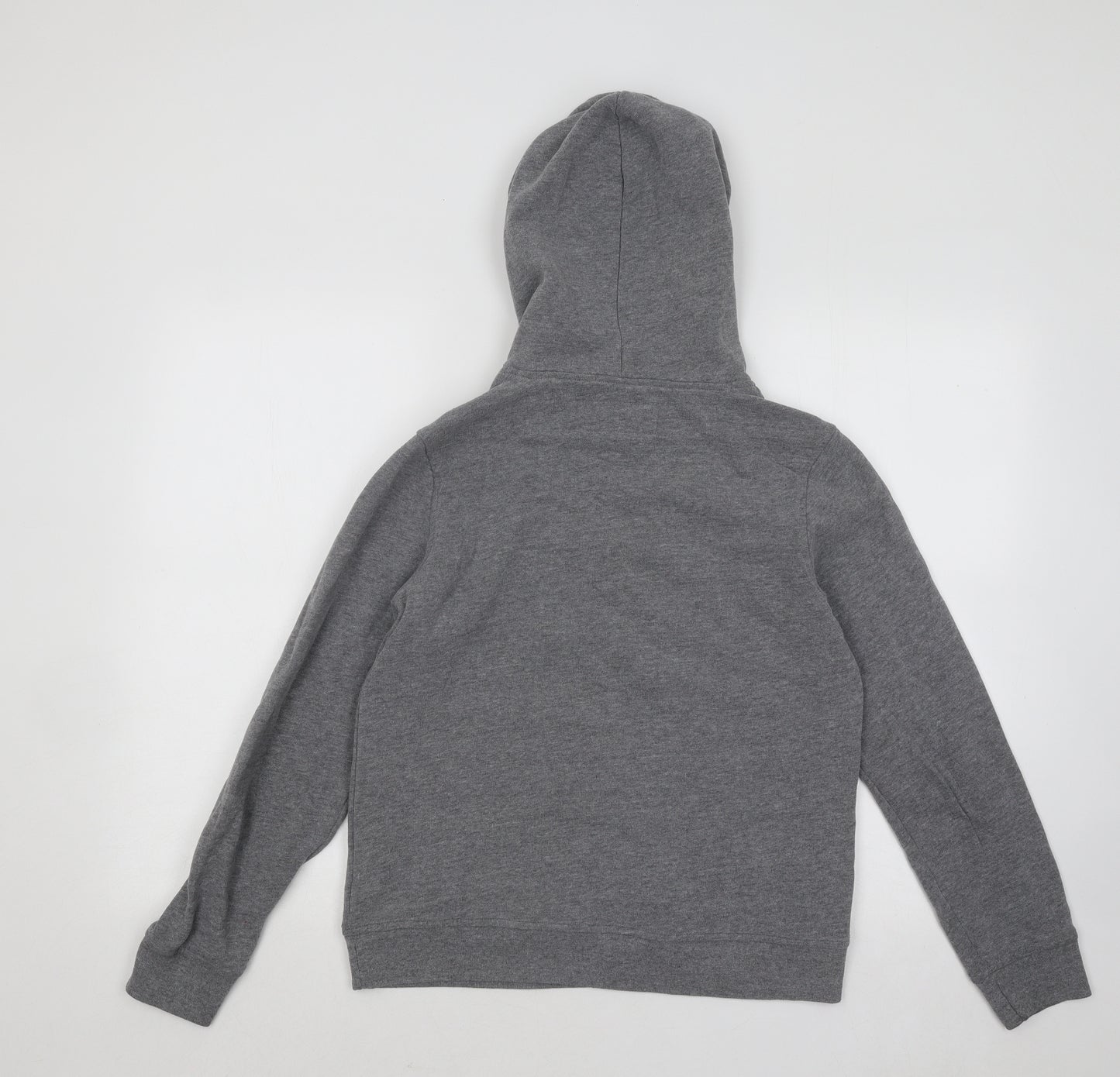 Abercrombie & Fitch Boys Grey Cotton Pullover Hoodie Size 13-14 Years Pullover