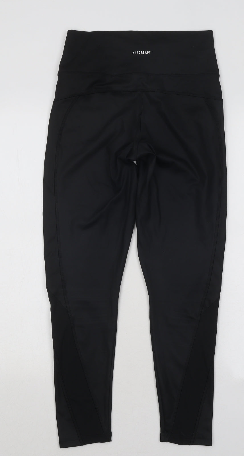 adidas Womens Black Polyester Compression Leggings Size 24 in L24 in Regular