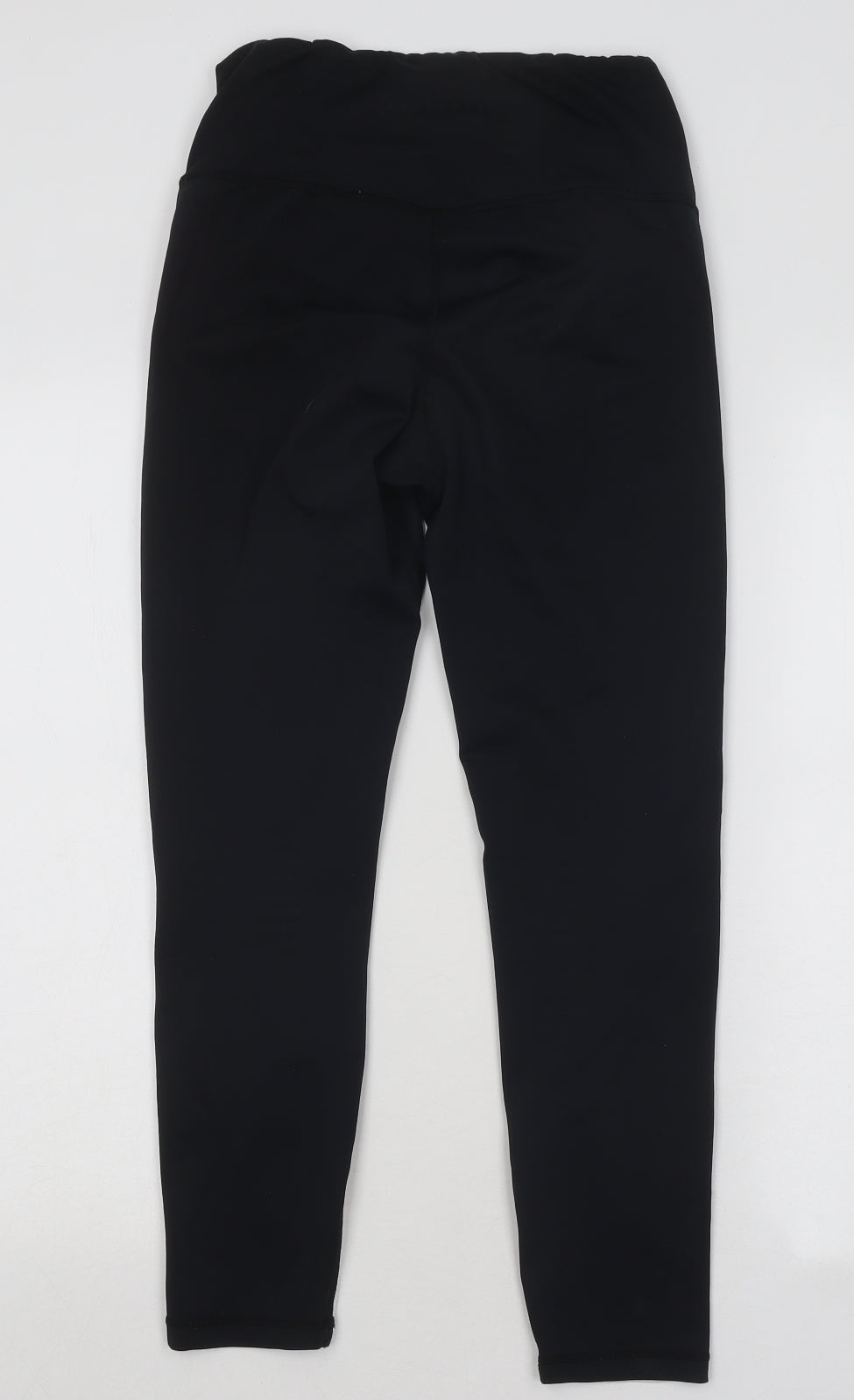 Allfenix Womens Blue Polyester Compression Leggings Size S L24 in Regular