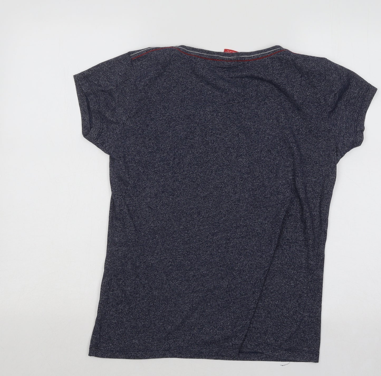 Nike Girls Blue Cotton Basic T-Shirt Size XL Round Neck Pullover