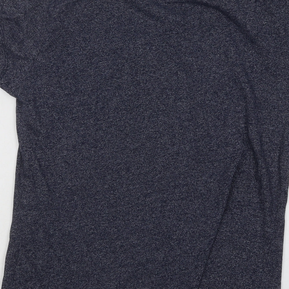 Nike Girls Blue Cotton Basic T-Shirt Size XL Round Neck Pullover