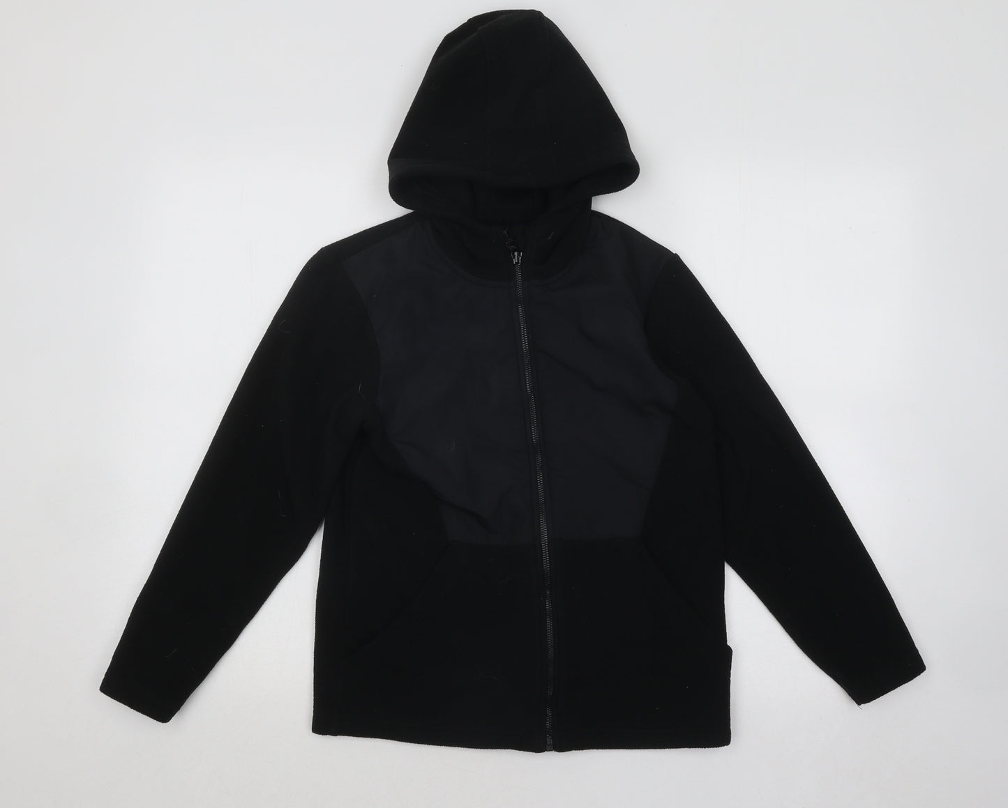 Mountain Warehouse Boys Black Jacket Size 11-12 Years Zip