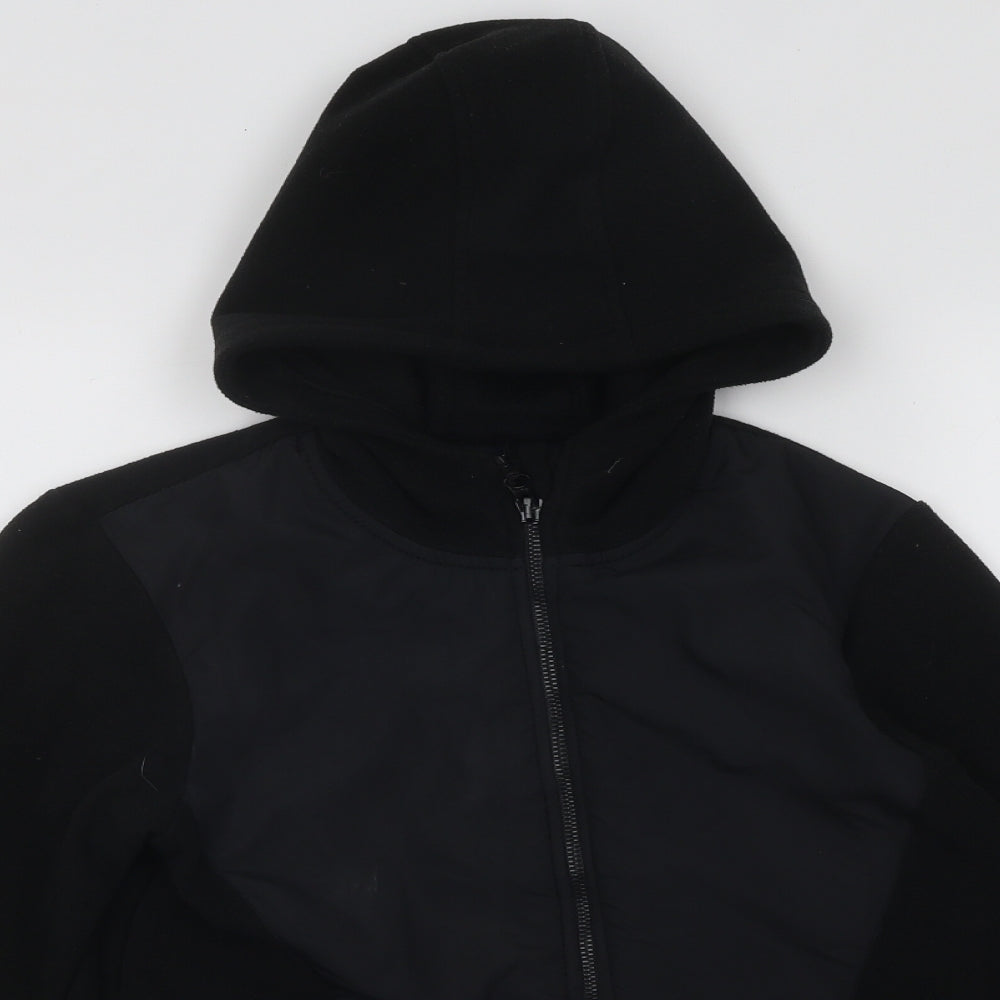 Mountain Warehouse Boys Black Jacket Size 11-12 Years Zip