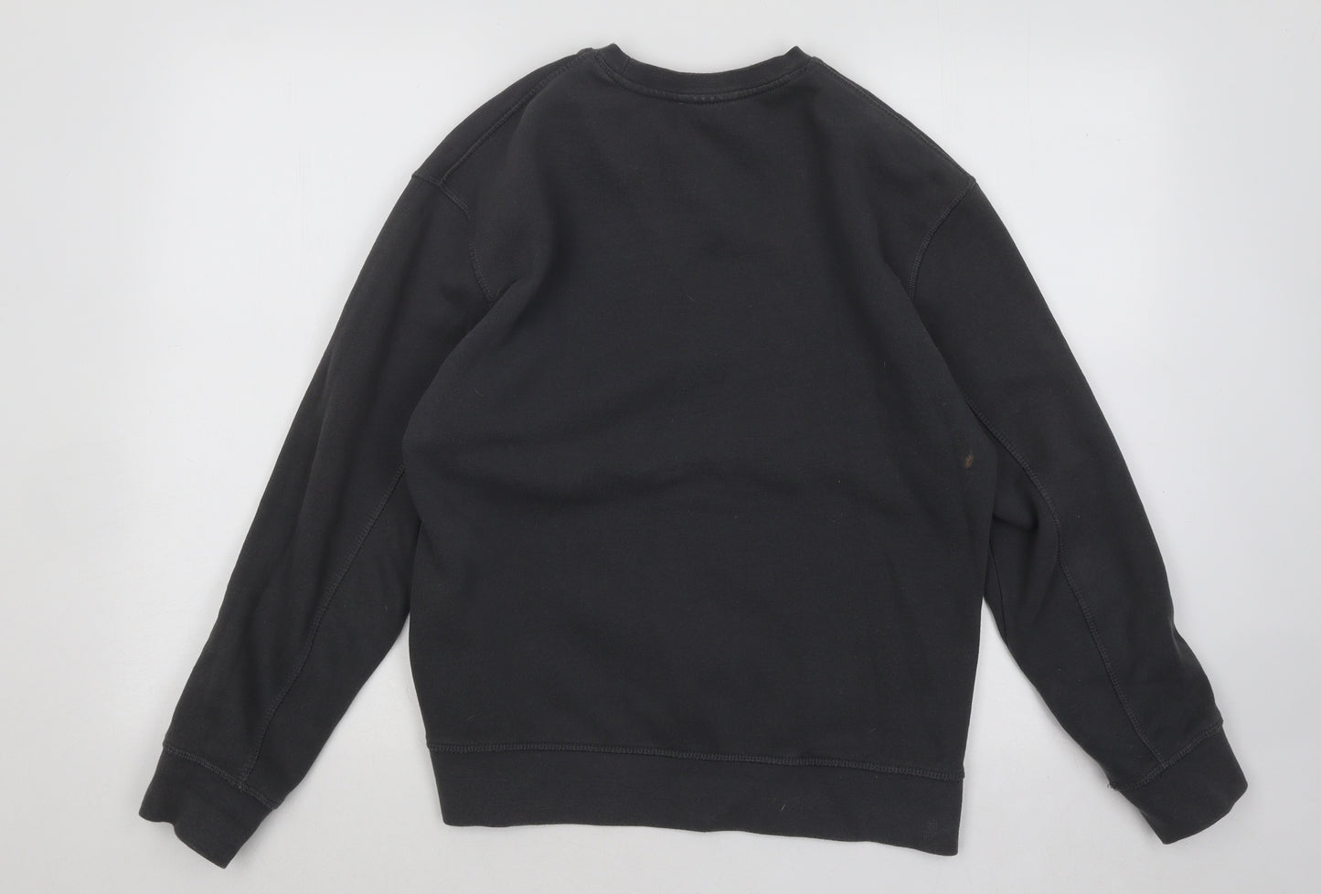 Topshop Womens Grey Cotton Pullover Sweatshirt Size S Pullover