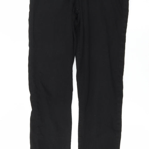 Denim Co. Womens Black Cotton Skinny Jeans Size 12 L28 in Regular Zip
