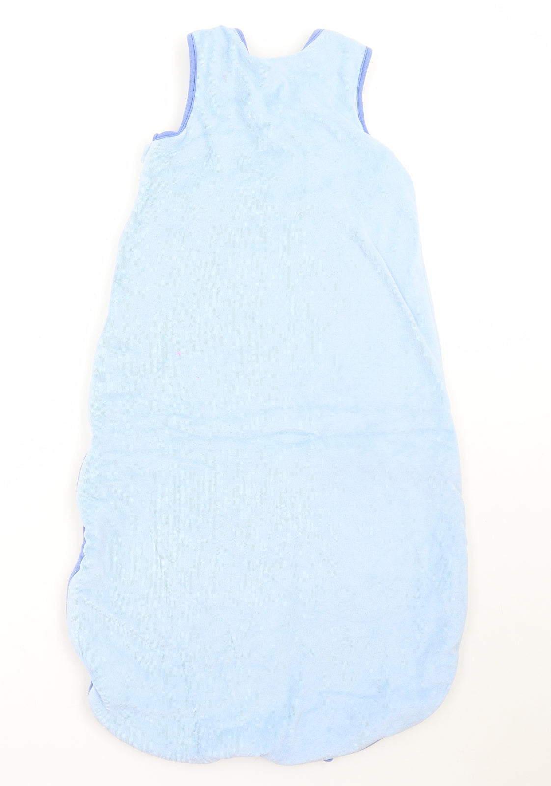 Dunnes Stores Baby Blue Cotton Bodysuit Outfit/Set Size 18-24 Months Zip - Jungle friends/sleepbag