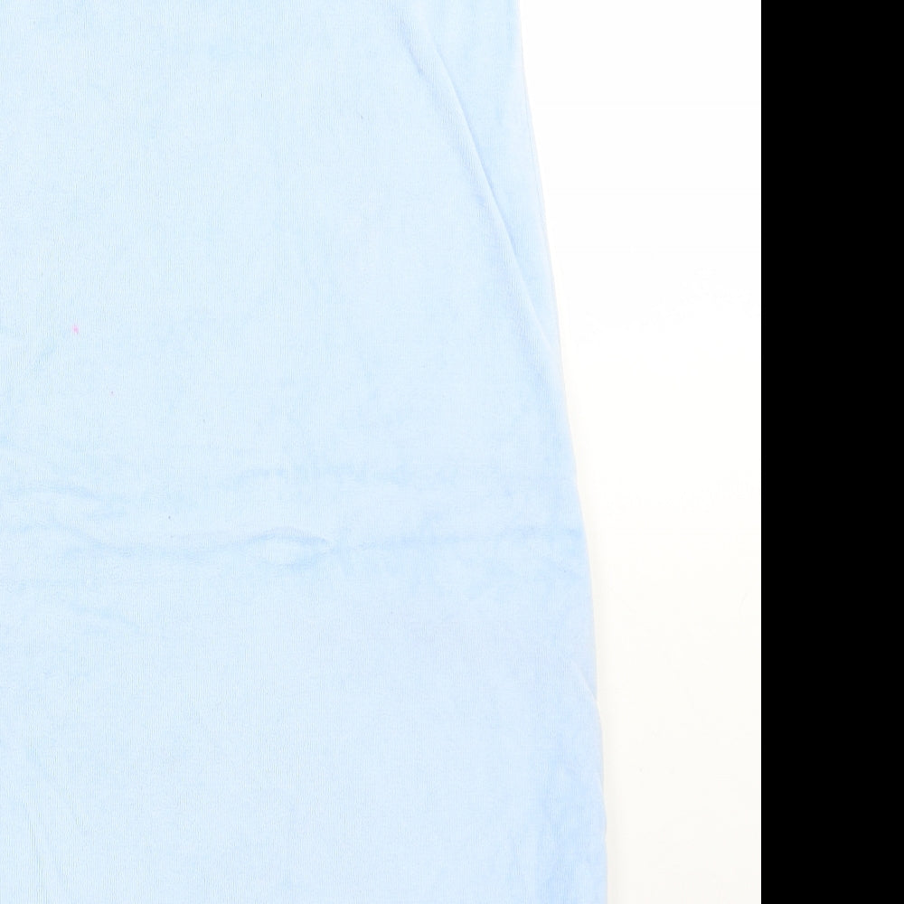 Dunnes Stores Baby Blue Cotton Bodysuit Outfit/Set Size 18-24 Months Zip - Jungle friends/sleepbag