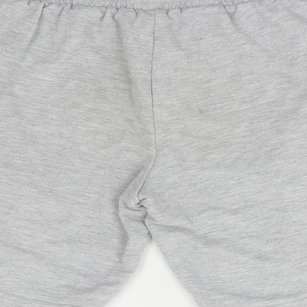 Dunnes Stores Boys Grey Cotton Sweat Shorts Size 10-11 Years Regular Drawstring