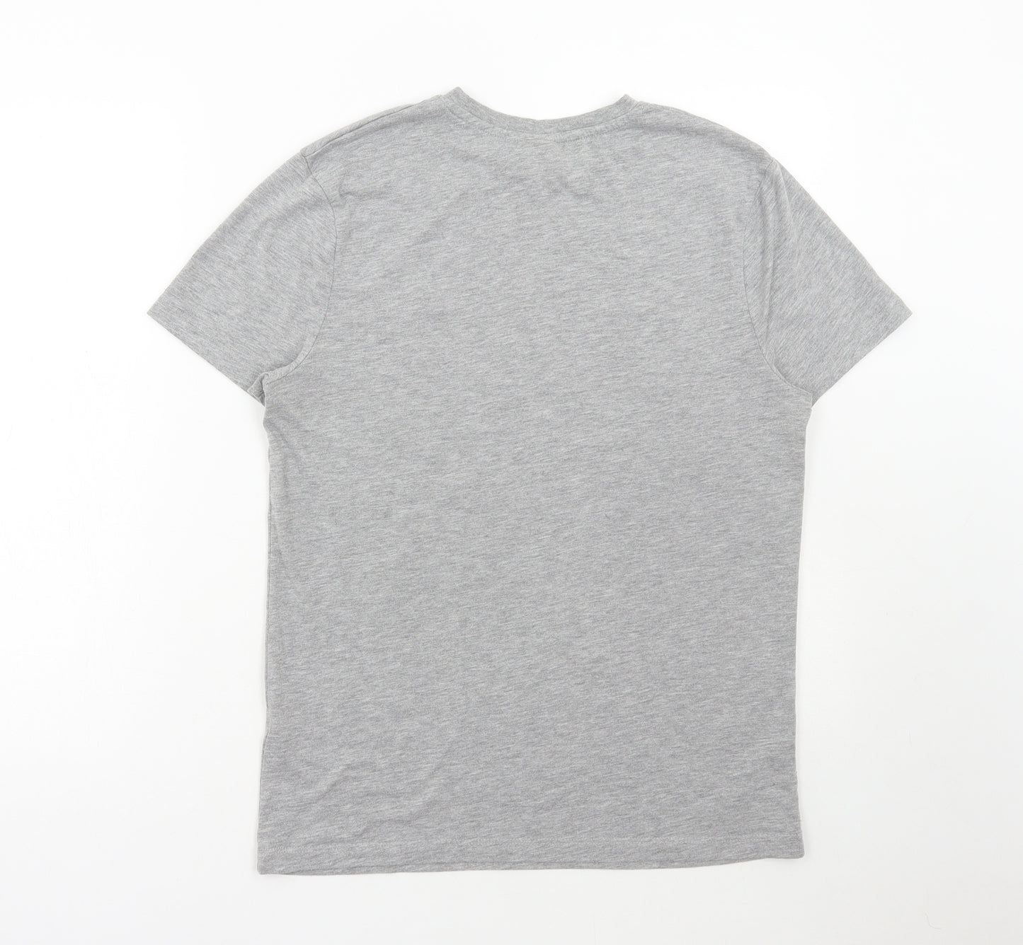 Primark Mens Grey Polyester T-Shirt Size S Round Neck - The Simpsons
