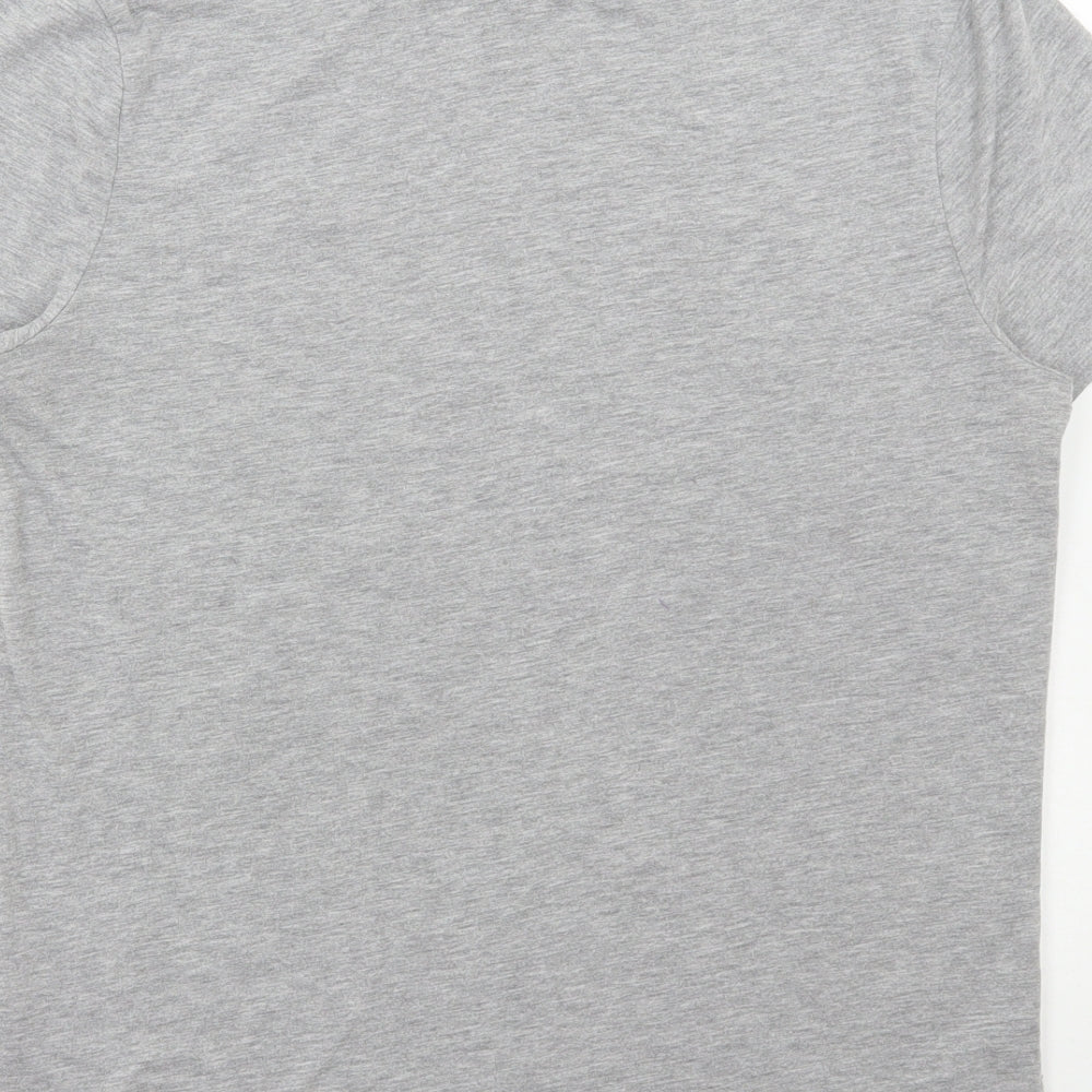 Primark Mens Grey Polyester T-Shirt Size S Round Neck - The Simpsons