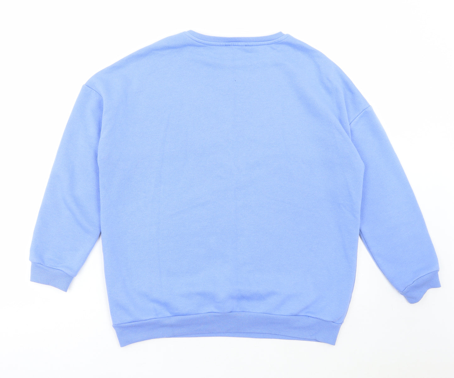 Matalan Womens Blue Animal Print Polyester Pullover Sweatshirt Size M Pullover - Love Heart