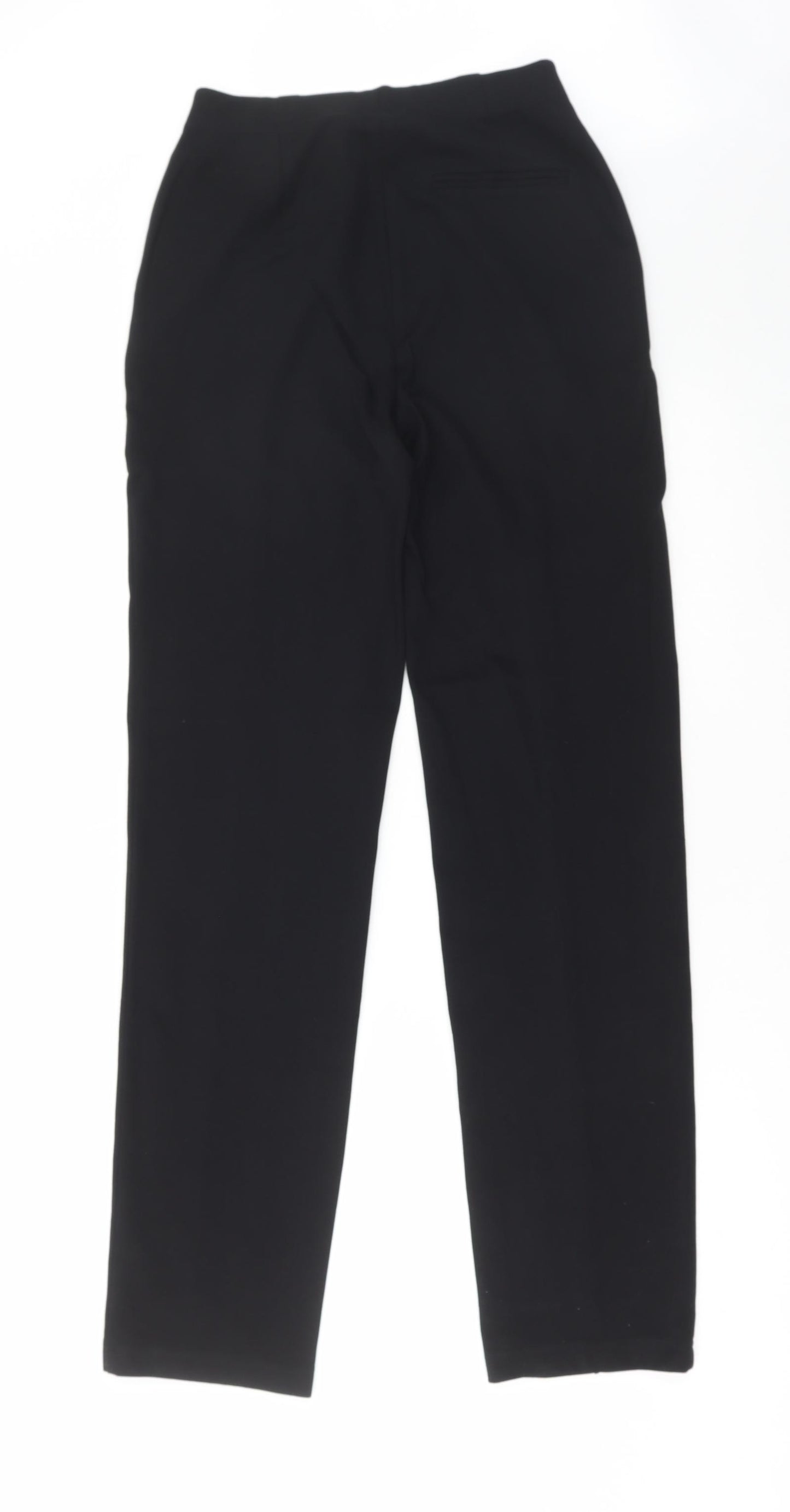 Marks and Spencer Womens Black Viscose Trousers Size 10 L33 in Regular