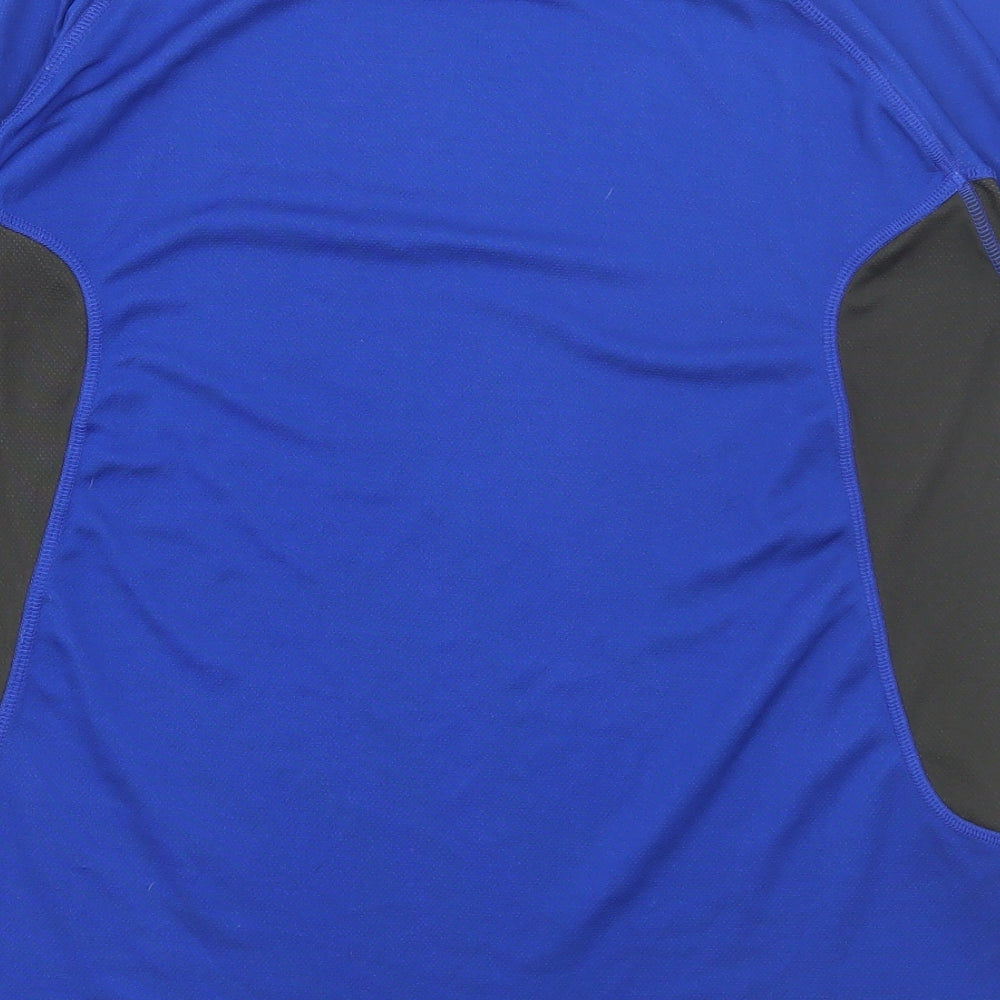 Karrimor Mens Blue Polyester Basic T-Shirt Size M Round Neck Pullover