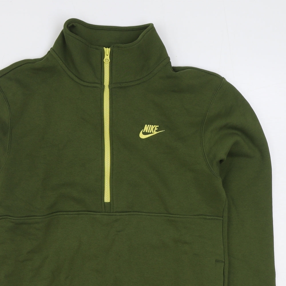 Nike Mens Green Jacket Size S Zip