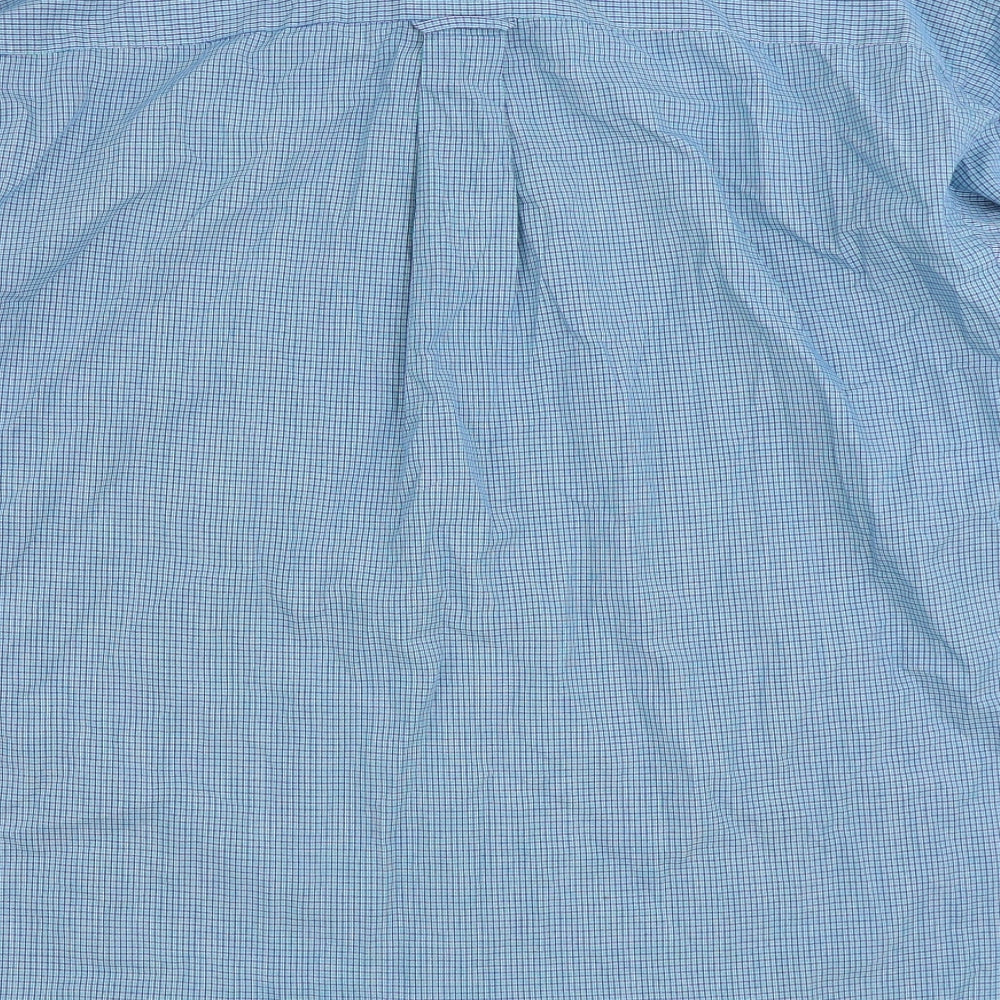 Ben Sherman Mens Blue Cotton Button-Up Size XL Collared Button