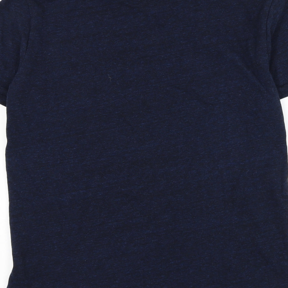 Polo Ralph Lauren Mens Blue Cotton T-Shirt Size S Round Neck
