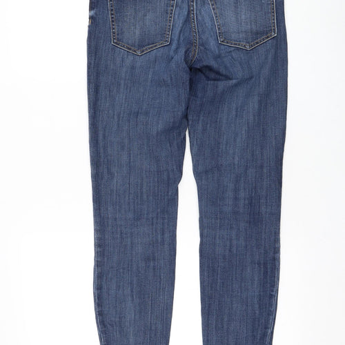 Gap Womens Blue Cotton Skinny Jeans Size 6 L29 in Regular Zip