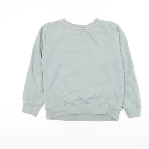 H&M Boys Grey Cotton Pullover Sweatshirt Size 9-10 Years Pullover - Dinosaurs Forever