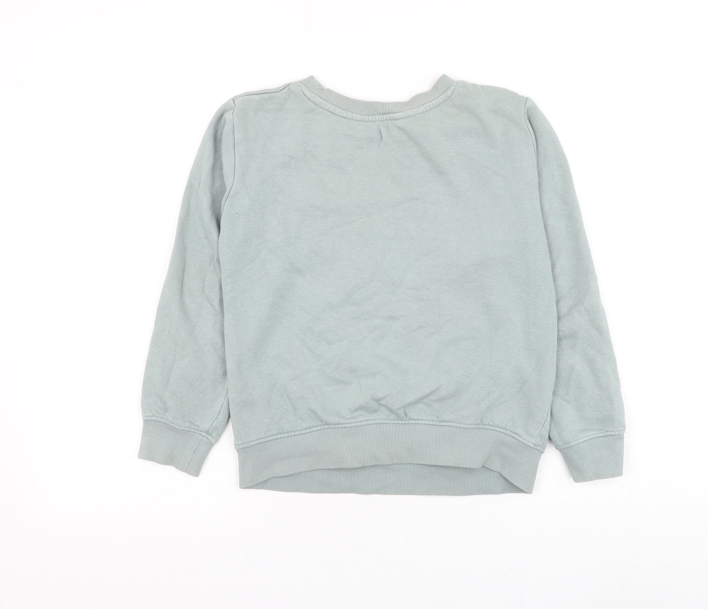 H&M Boys Grey Cotton Pullover Sweatshirt Size 9-10 Years Pullover - Dinosaurs Forever