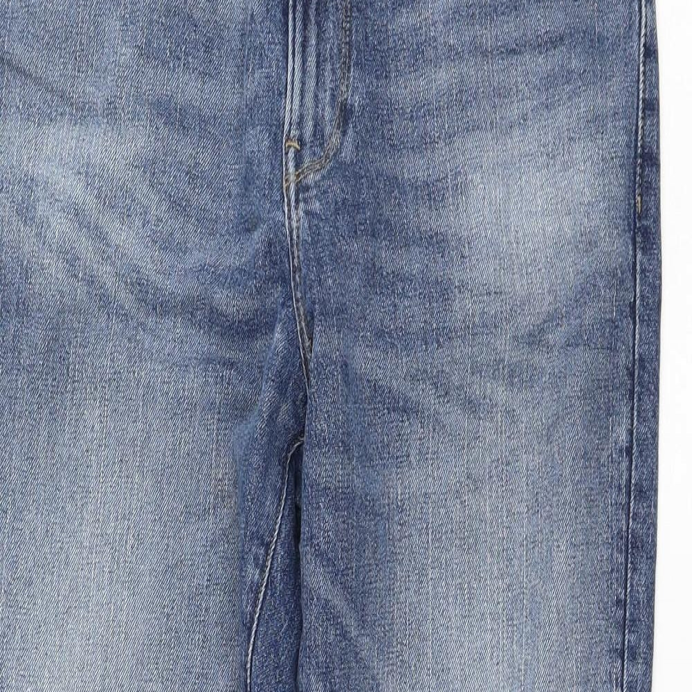 G-Star Mens Blue Cotton Straight Jeans Size 29 in L32 in Regular Zip
