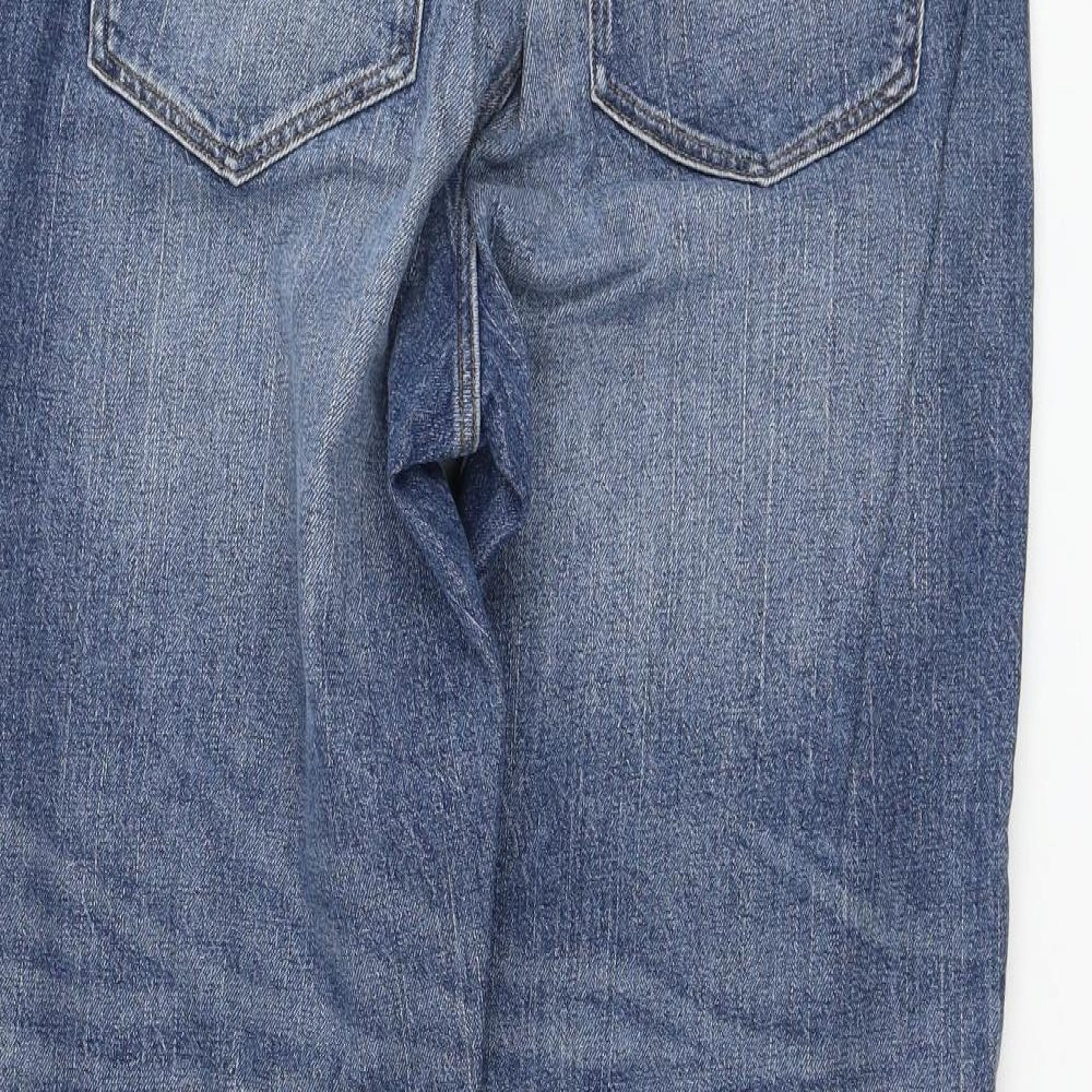 G-Star Mens Blue Cotton Straight Jeans Size 29 in L32 in Regular Zip
