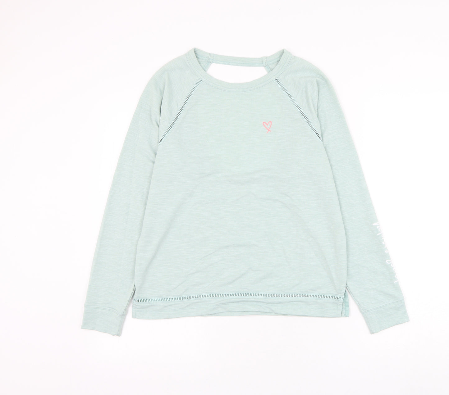 Victoria's Secret Womens Green Polyester Pullover Sweatshirt Size XS Pullover - Heart