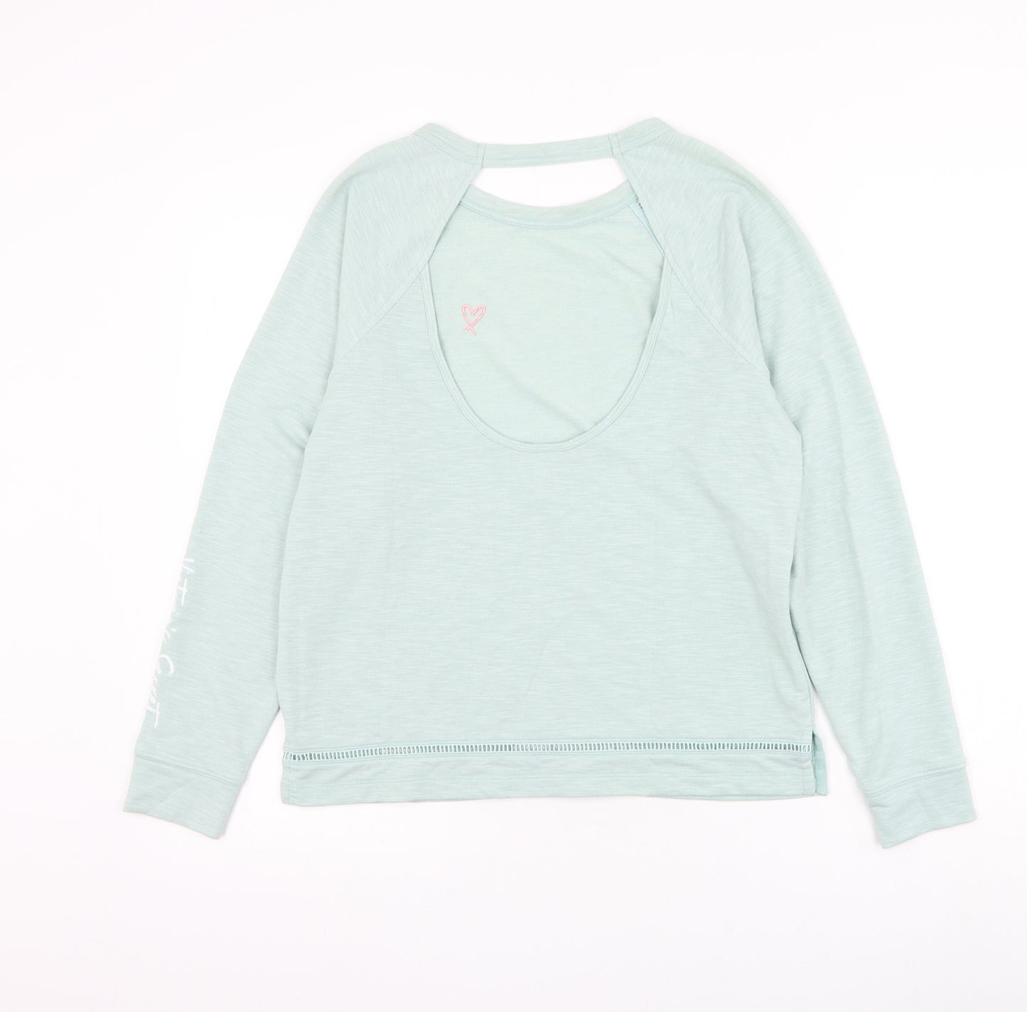 Victoria's Secret Womens Green Polyester Pullover Sweatshirt Size XS Pullover - Heart