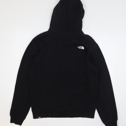 The North Face Mens Black Cotton Pullover Hoodie Size L