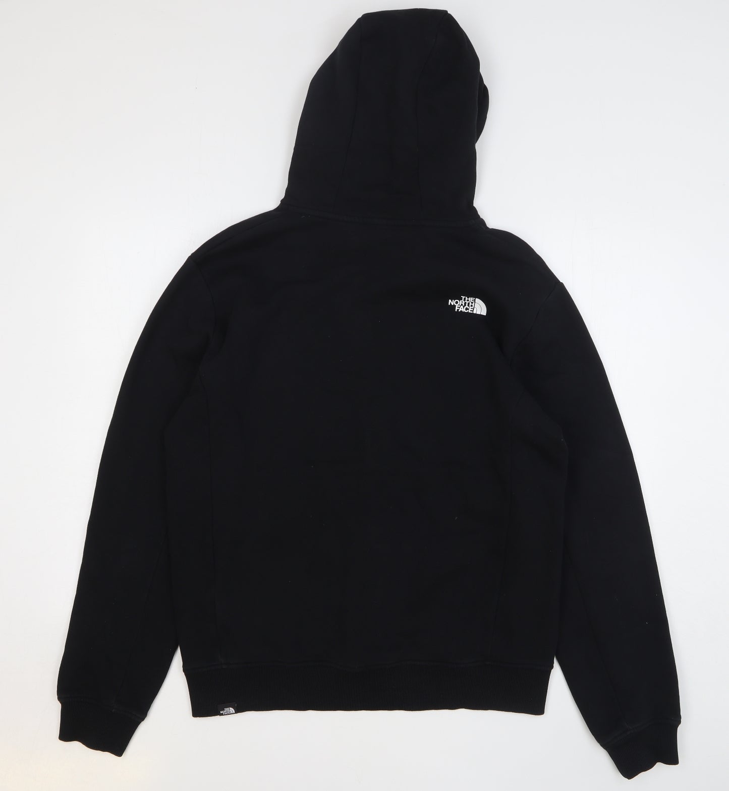 The North Face Mens Black Cotton Pullover Hoodie Size L