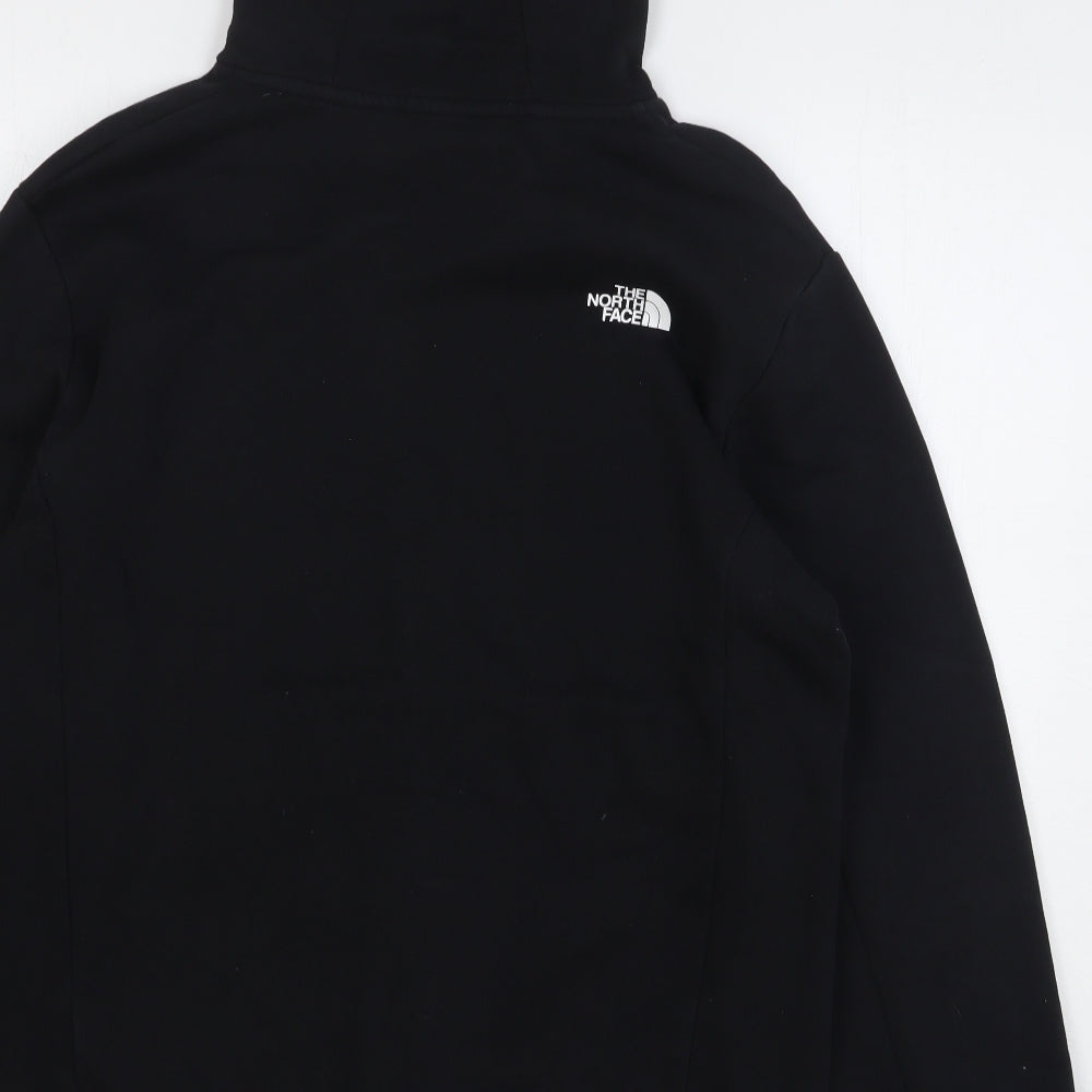 The North Face Mens Black Cotton Pullover Hoodie Size L
