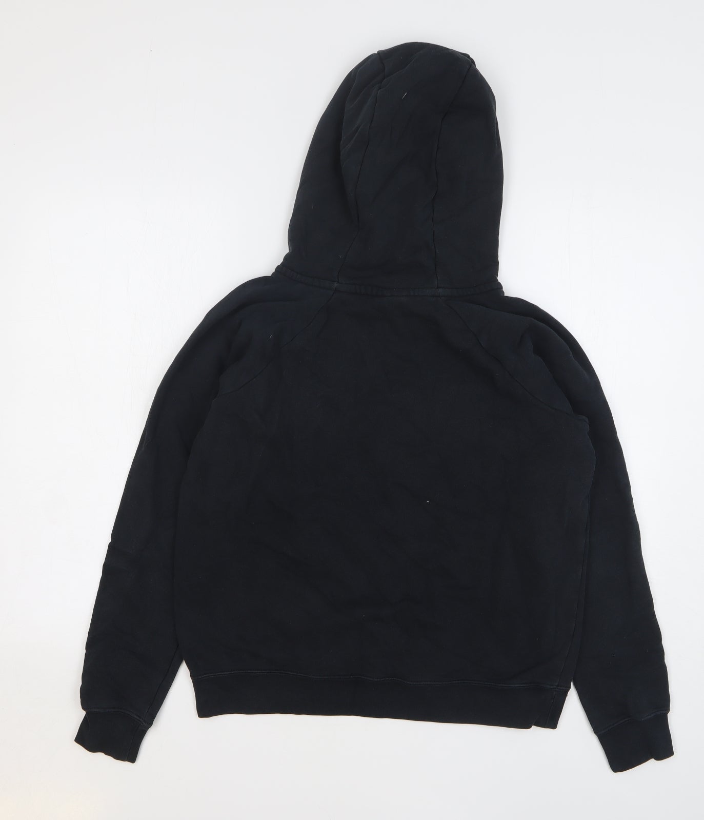 Nike Womens Black Cotton Pullover Hoodie Size S Pullover