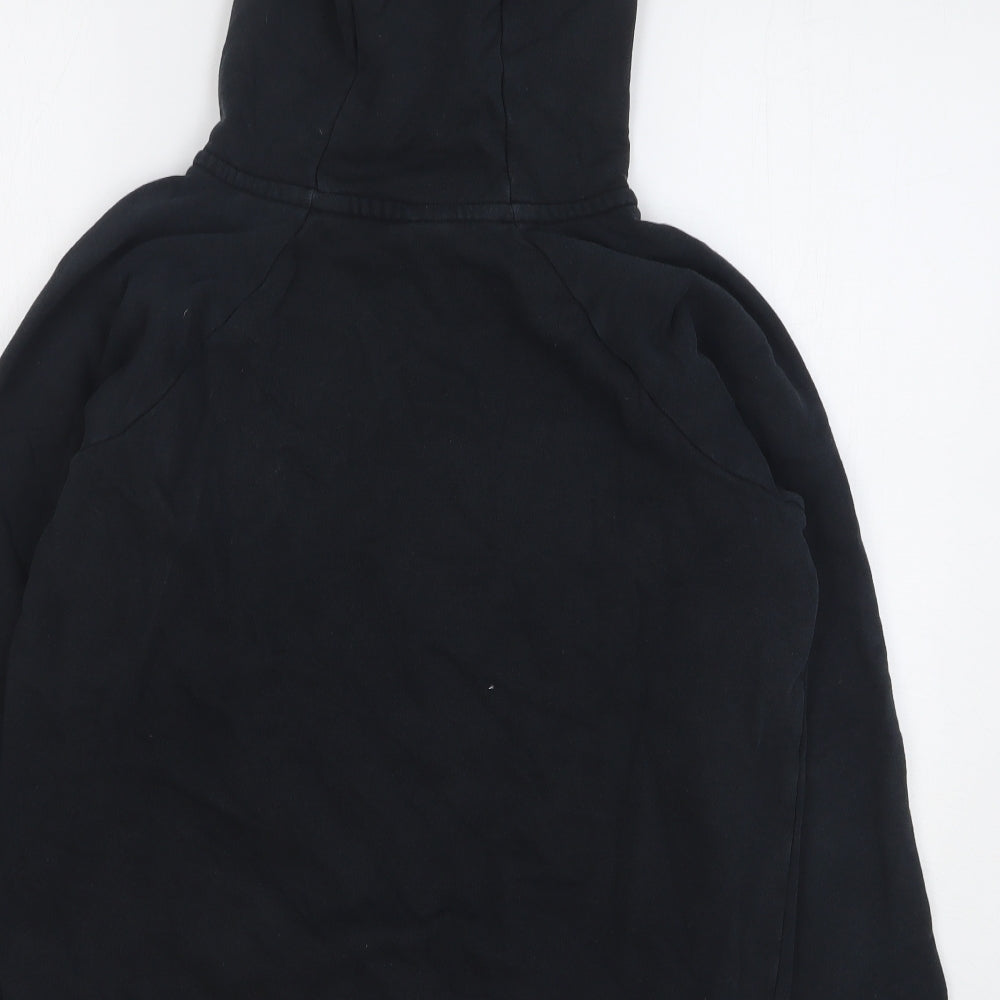 Nike Womens Black Cotton Pullover Hoodie Size S Pullover