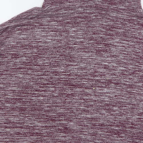 Primark Womens Purple Roll Neck Polyester Pullover Jumper Size 10