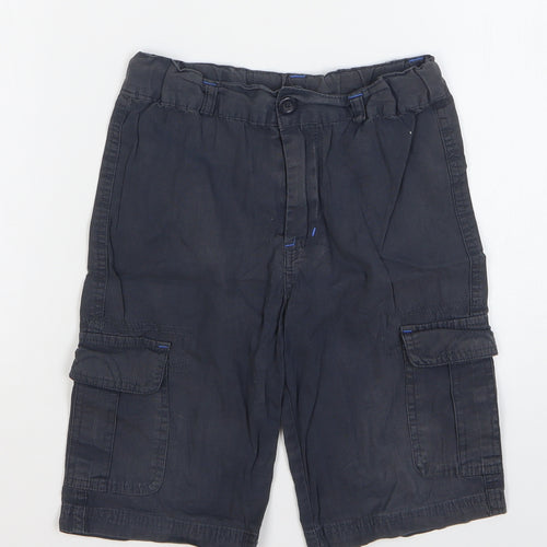 Cherokee Boys Grey Cotton Cargo Shorts Size 6-7 Years Regular Zip