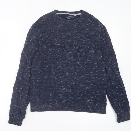 NEXT Boys Blue Cotton Pullover Sweatshirt Size 12 Years Pullover - New York