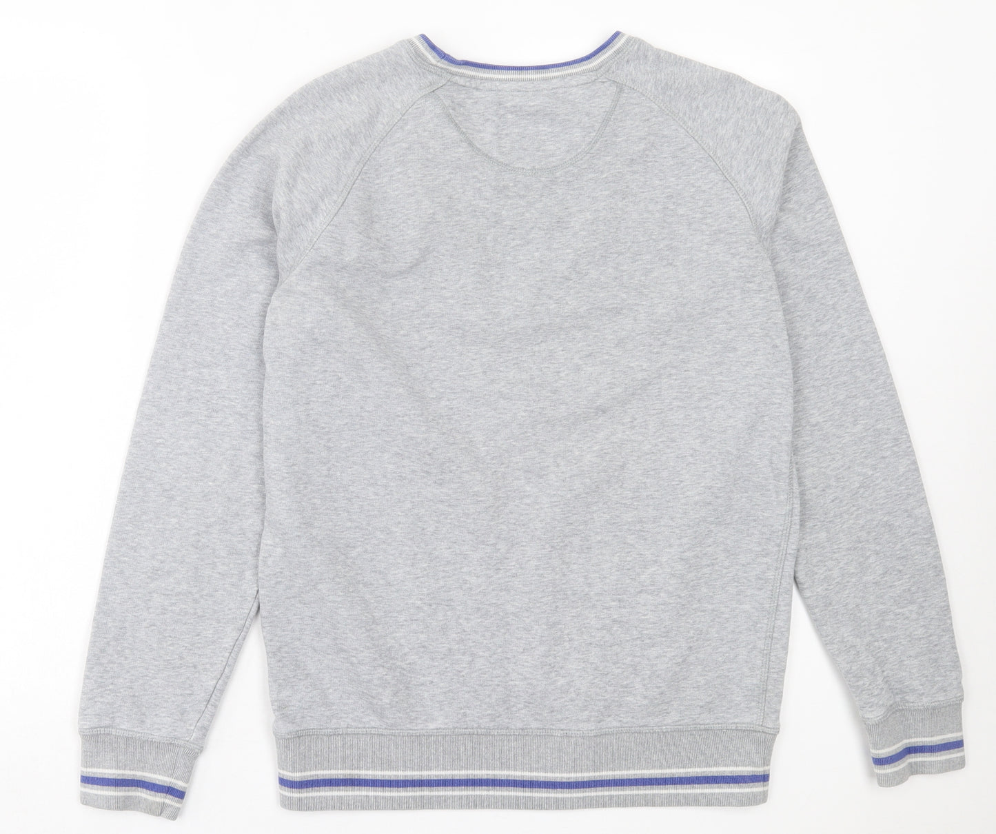 Stanley Stella Mens Grey Cotton Pullover Sweatshirt Size M