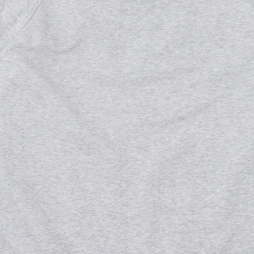 Stanley Stella Mens Grey Cotton Pullover Sweatshirt Size M