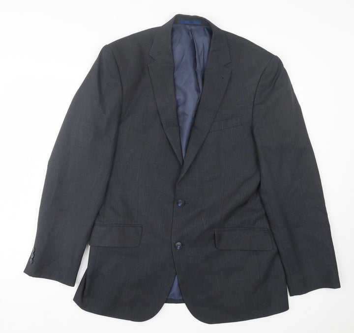 Taylor & Wright Mens Grey Polyacrylate Fibre Jacket Suit Jacket Size 40