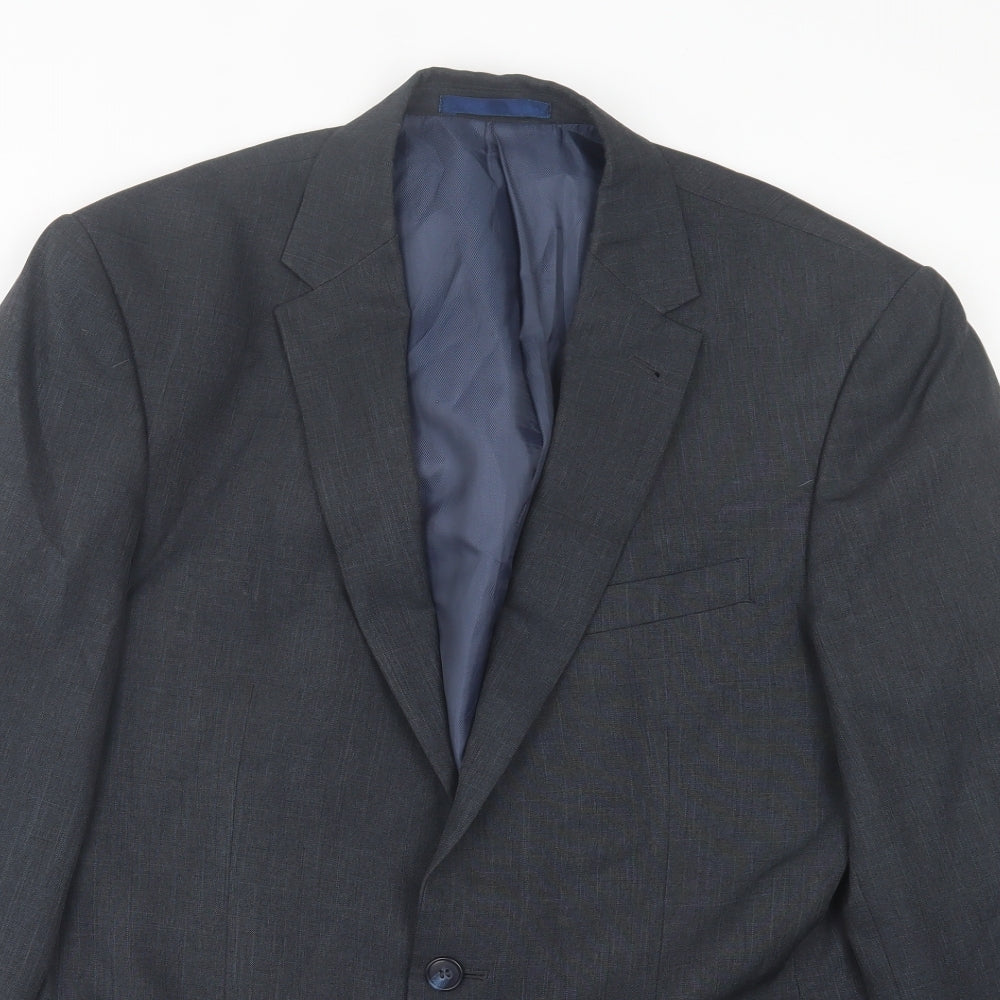 Taylor & Wright Mens Grey Polyacrylate Fibre Jacket Suit Jacket Size 40