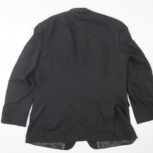 Burton Mens Grey Polyacrylate Fibre Jacket Suit Jacket Size 44