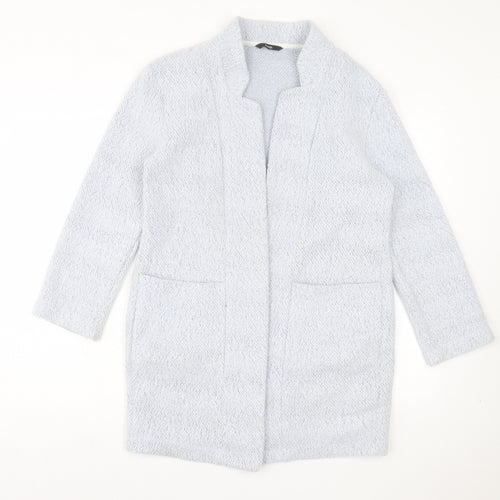George Womens Blue V-Neck Polyester Cardigan Jumper Size 10