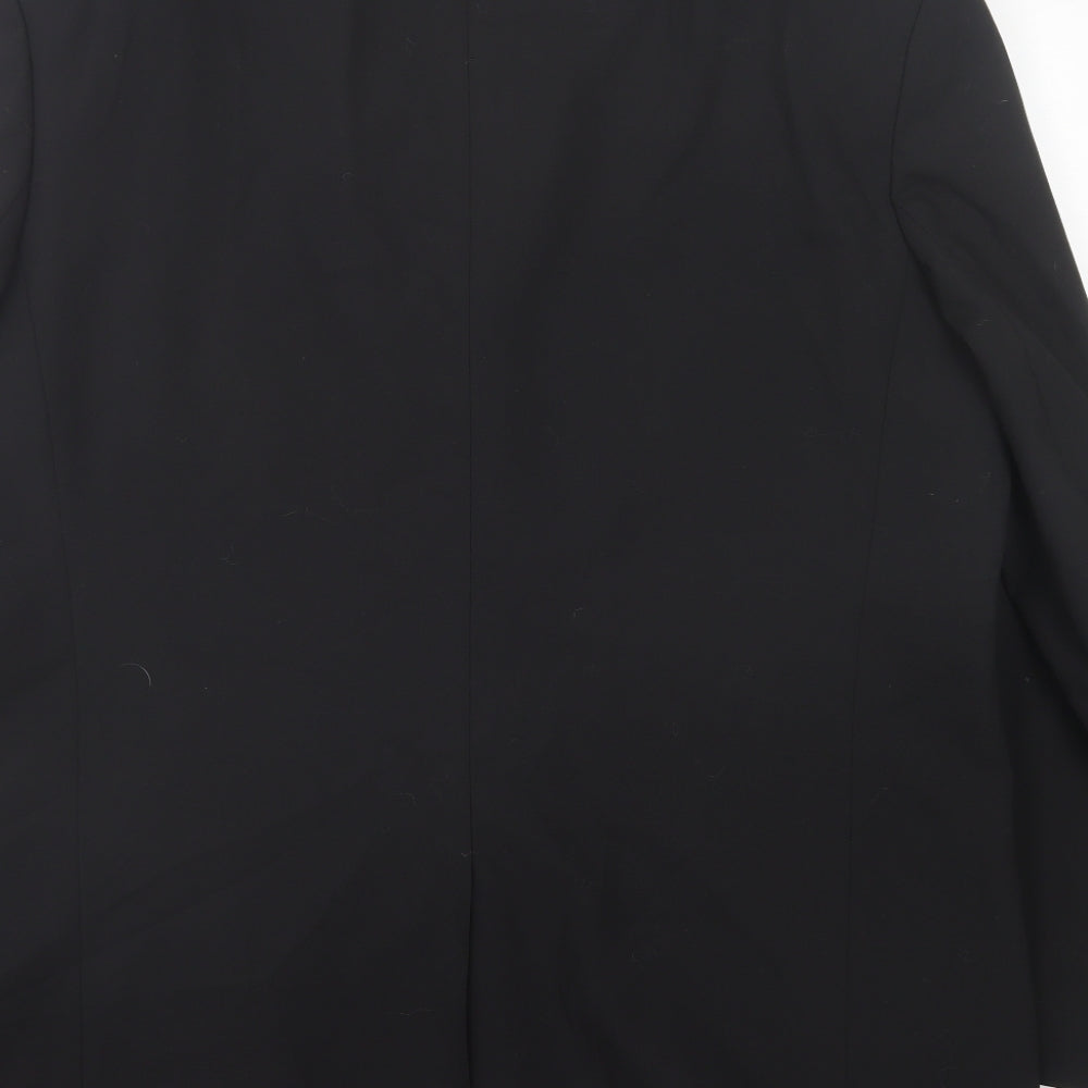 NEXT Mens Black Wool Jacket Suit Jacket Size 44