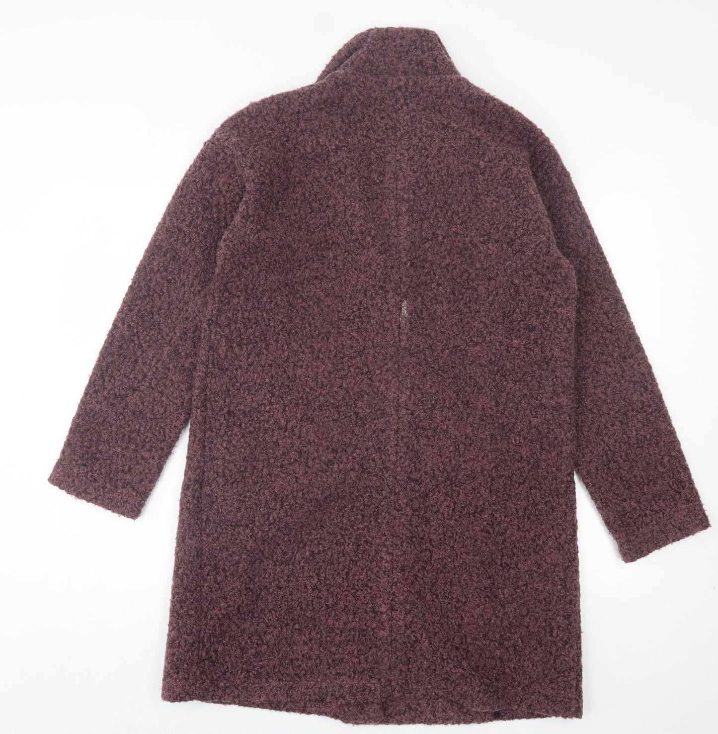 NEXT Womens Purple Overcoat Jacket Size S Button